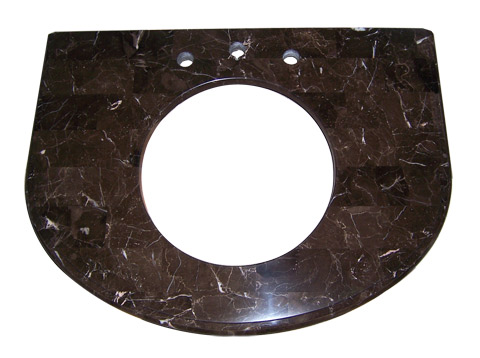 Vanity top 2, granite Vanity top