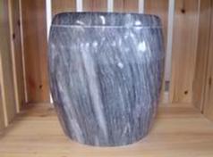 urn-005,  White Spray marble  